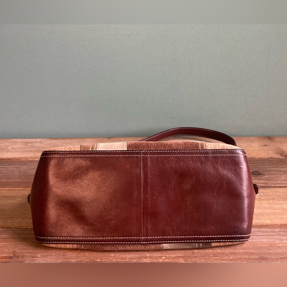 Fossil Patchwork Suede and Leather Bag - Picture 7 of 9